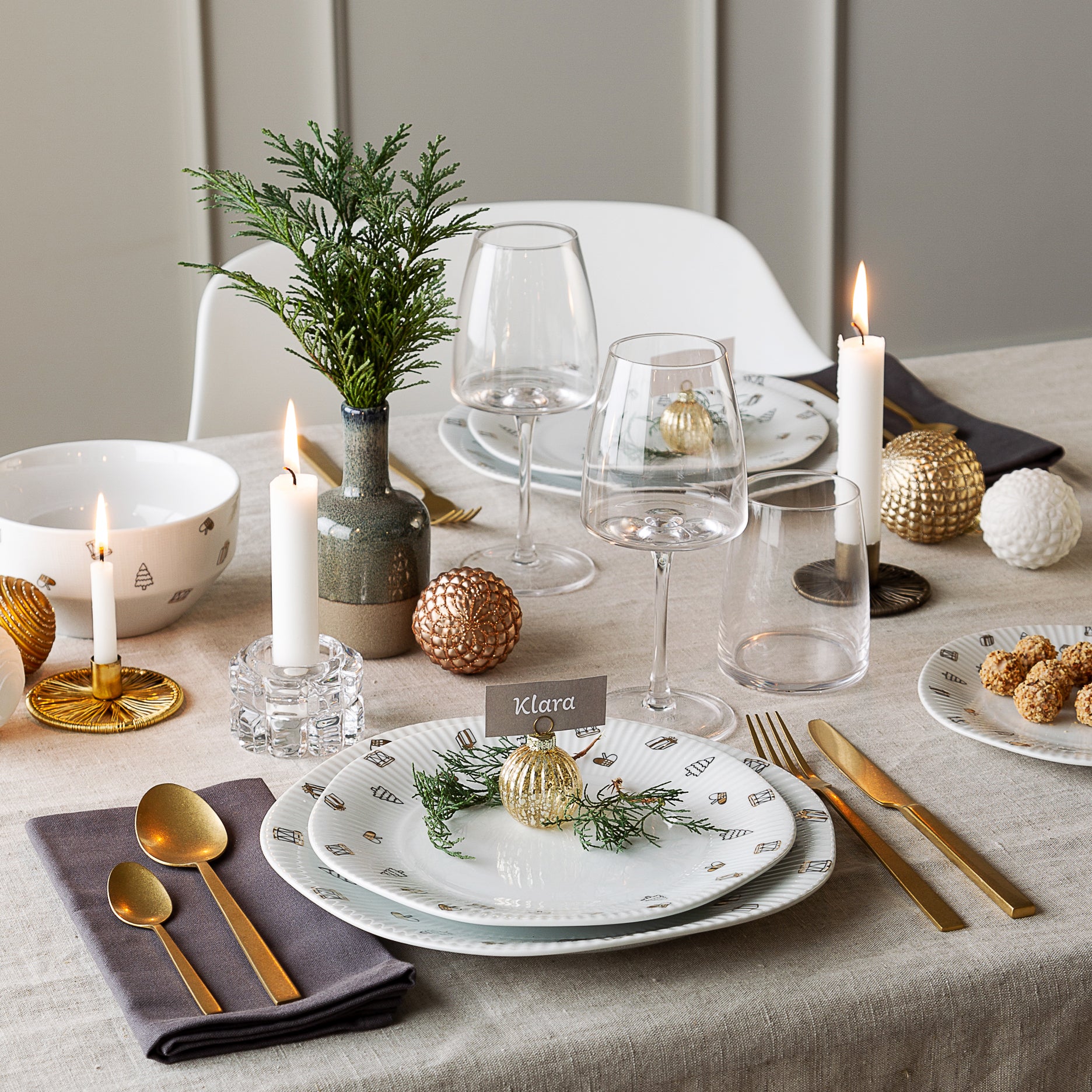 Magic Christmas frokosttallerken Ø22 cm 2 stk.